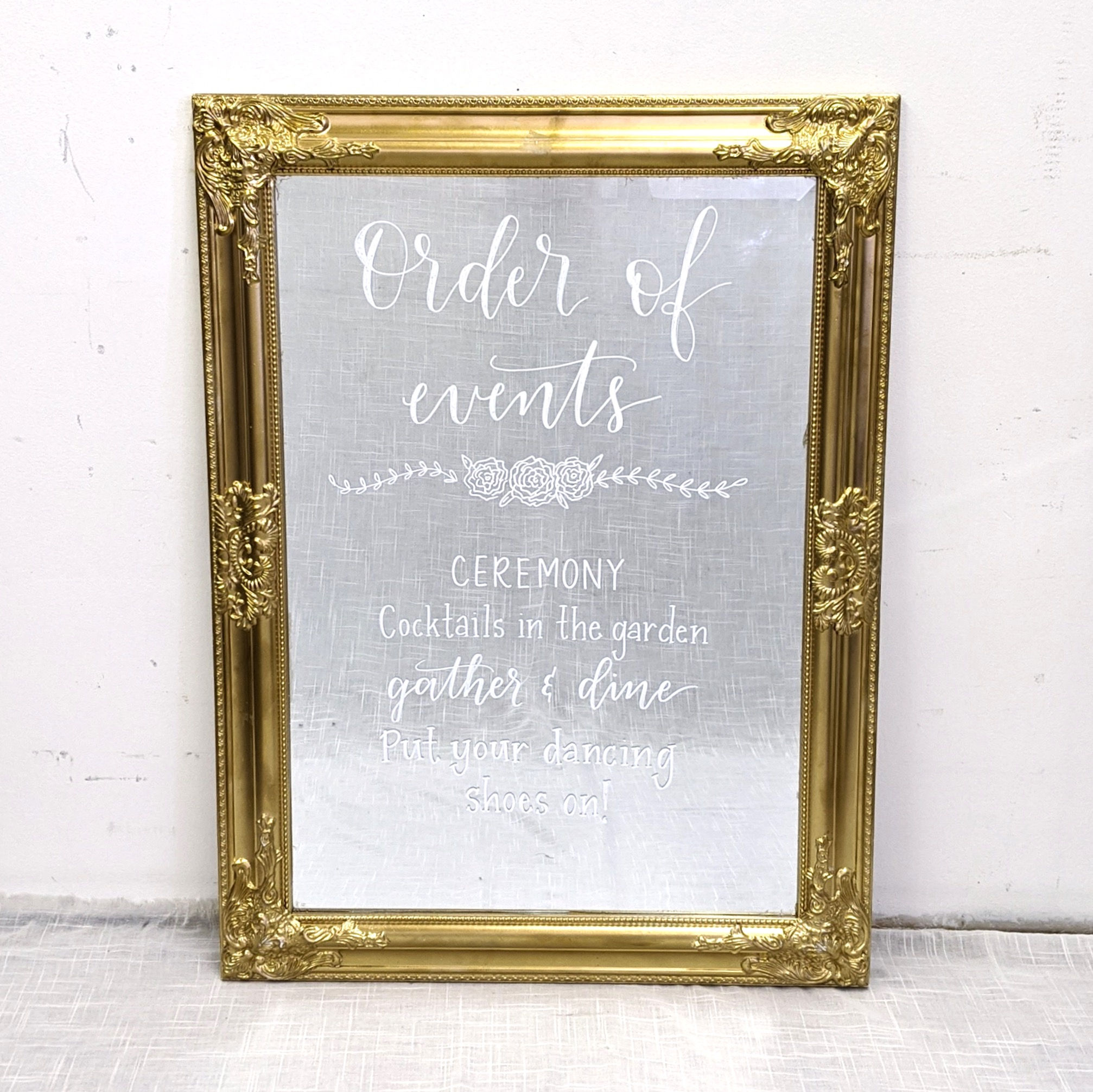 Gold Framed Mirror