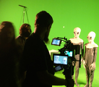 Actual footage from behind the scene after the Roswell Crash