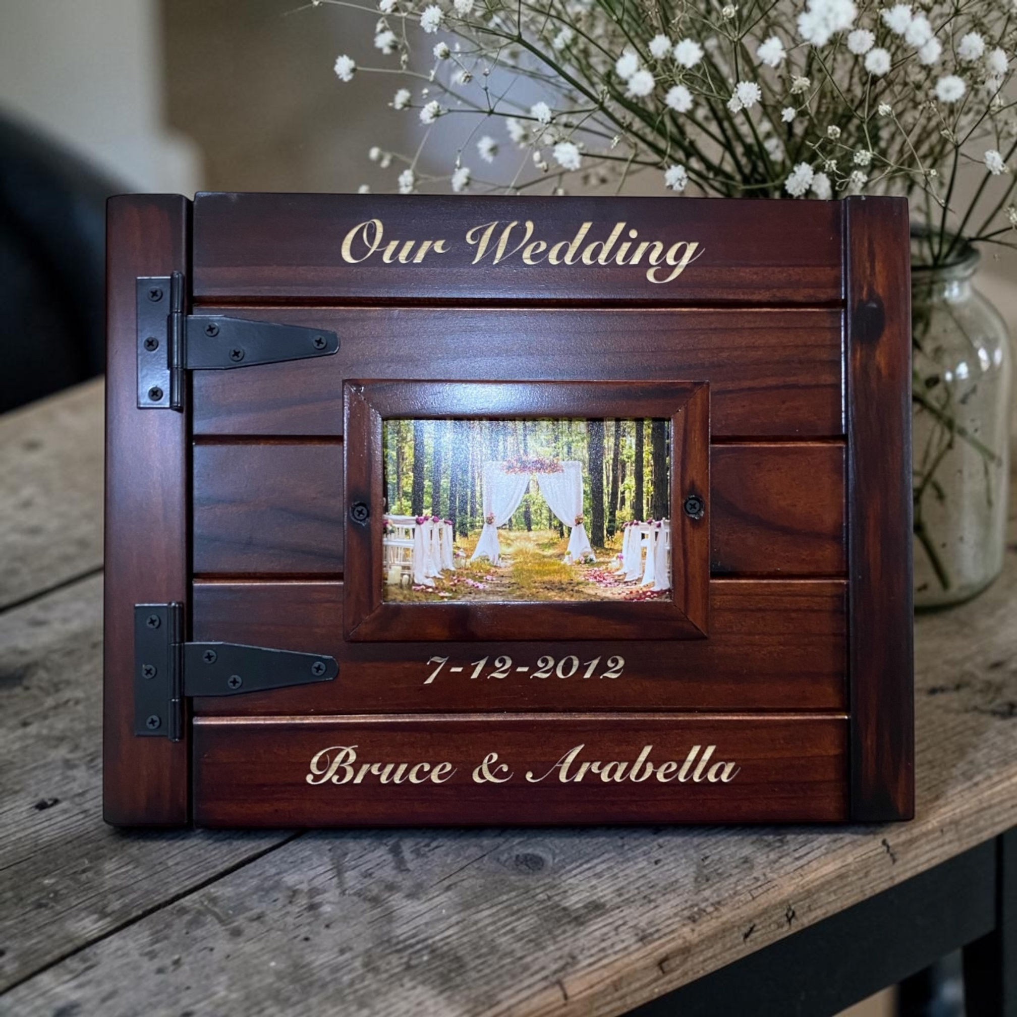 Timber Wedding Photo Album