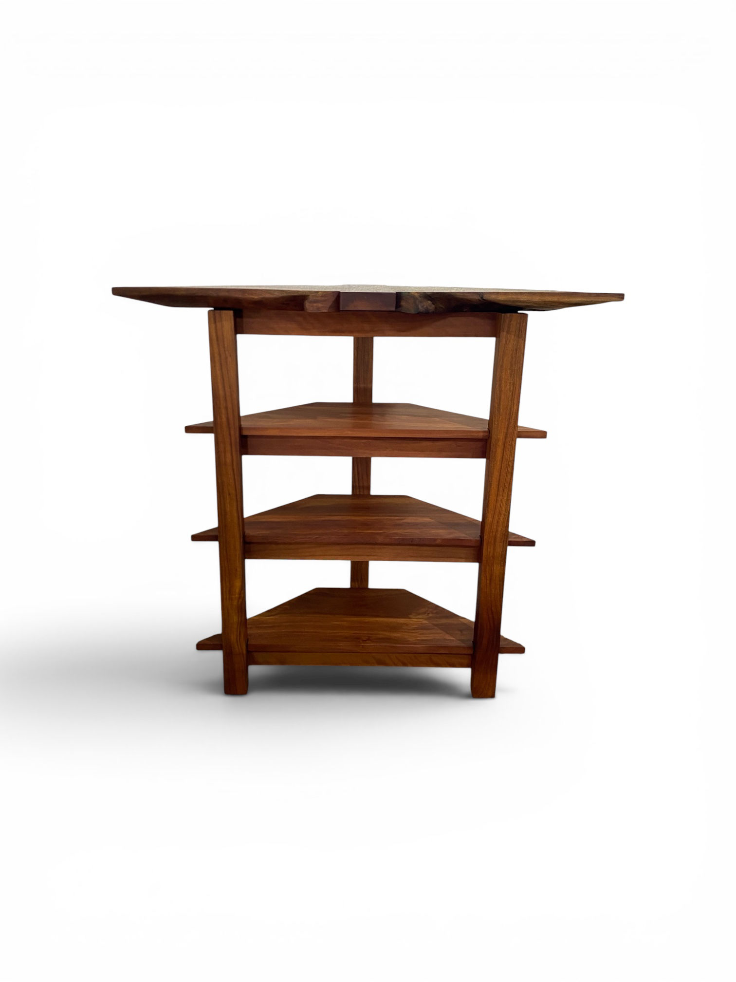 Blackwood and Rosewood Corner Table