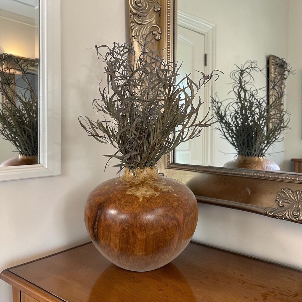 Thumbnail: Western Red Box Burl Gallery Vase