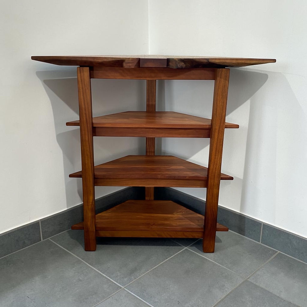 Thumbnail: Blackwood and Rosewood Corner Table