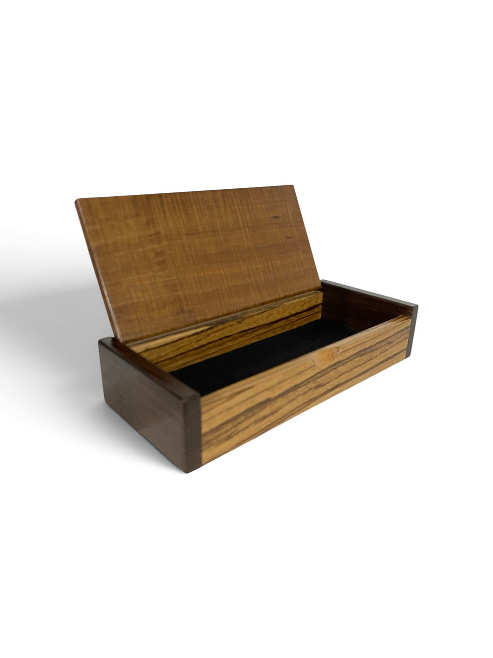 Zebrano Desk Tidy Box