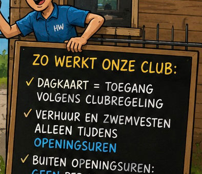 Hazewinkel Windsurfing is een club, geen recreatiepark