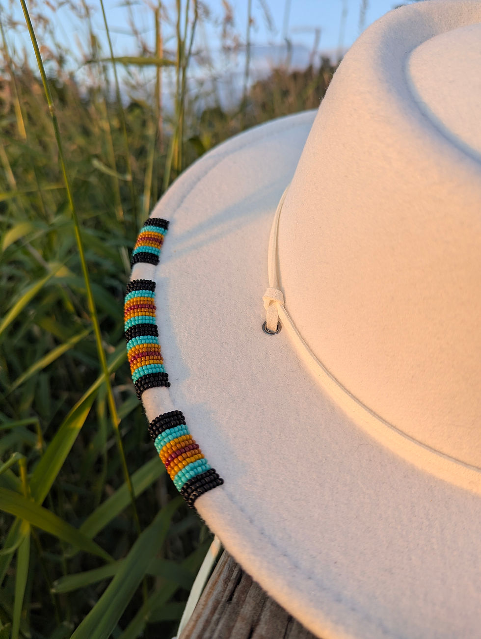 Thumbnail: Aha Partial Beaded Hat
