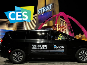Opsys Introduces their LiDAR for Industry at CES 2024 - Las Vegas