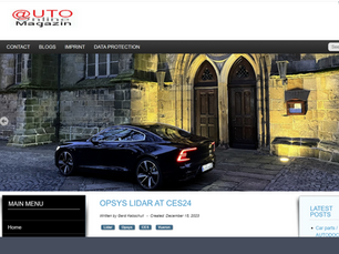 @uto Magazin features Opsys LiDAR ahead of CES 2024