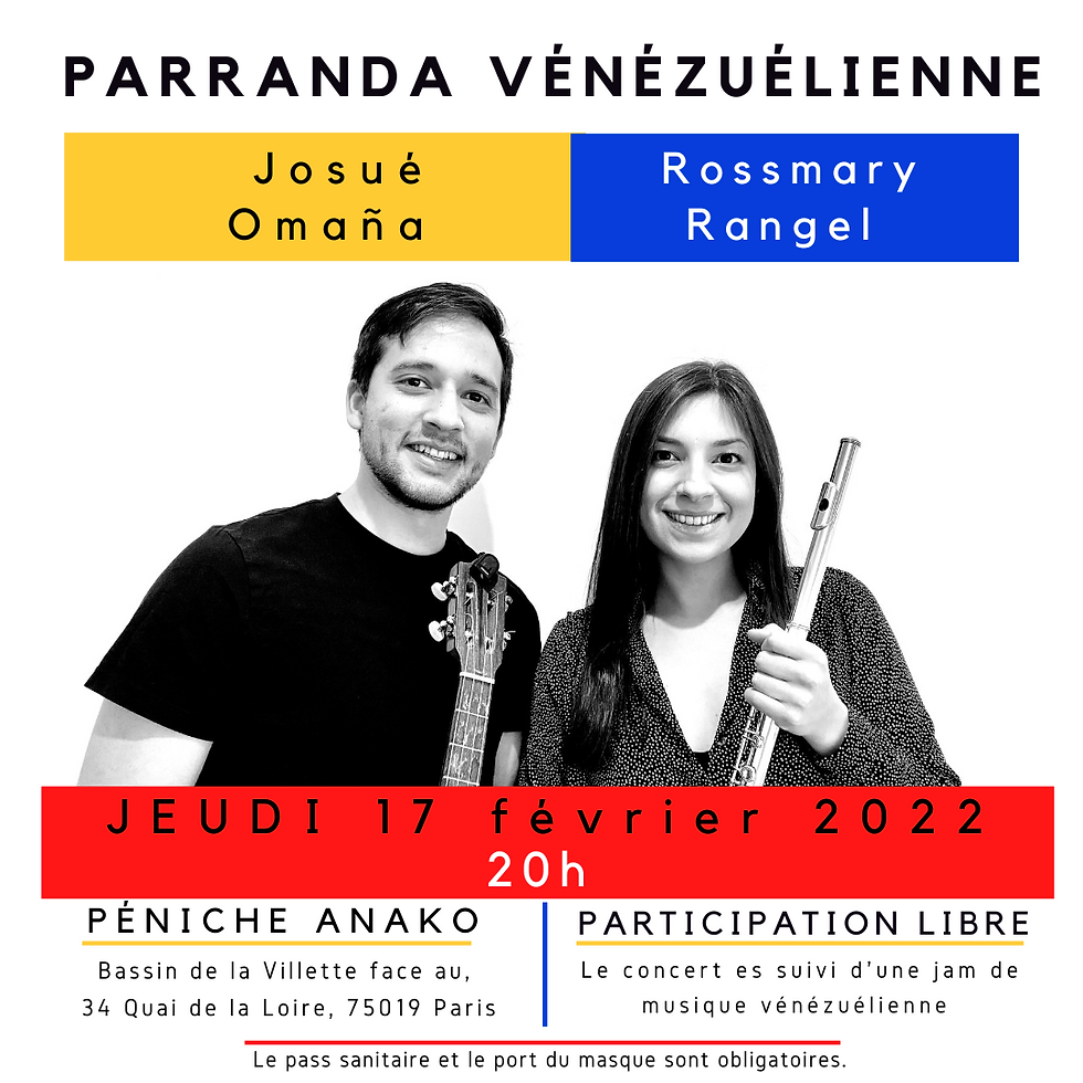 Parranda vénézuélienne avec Rossmary Rangel et Josué Omaña