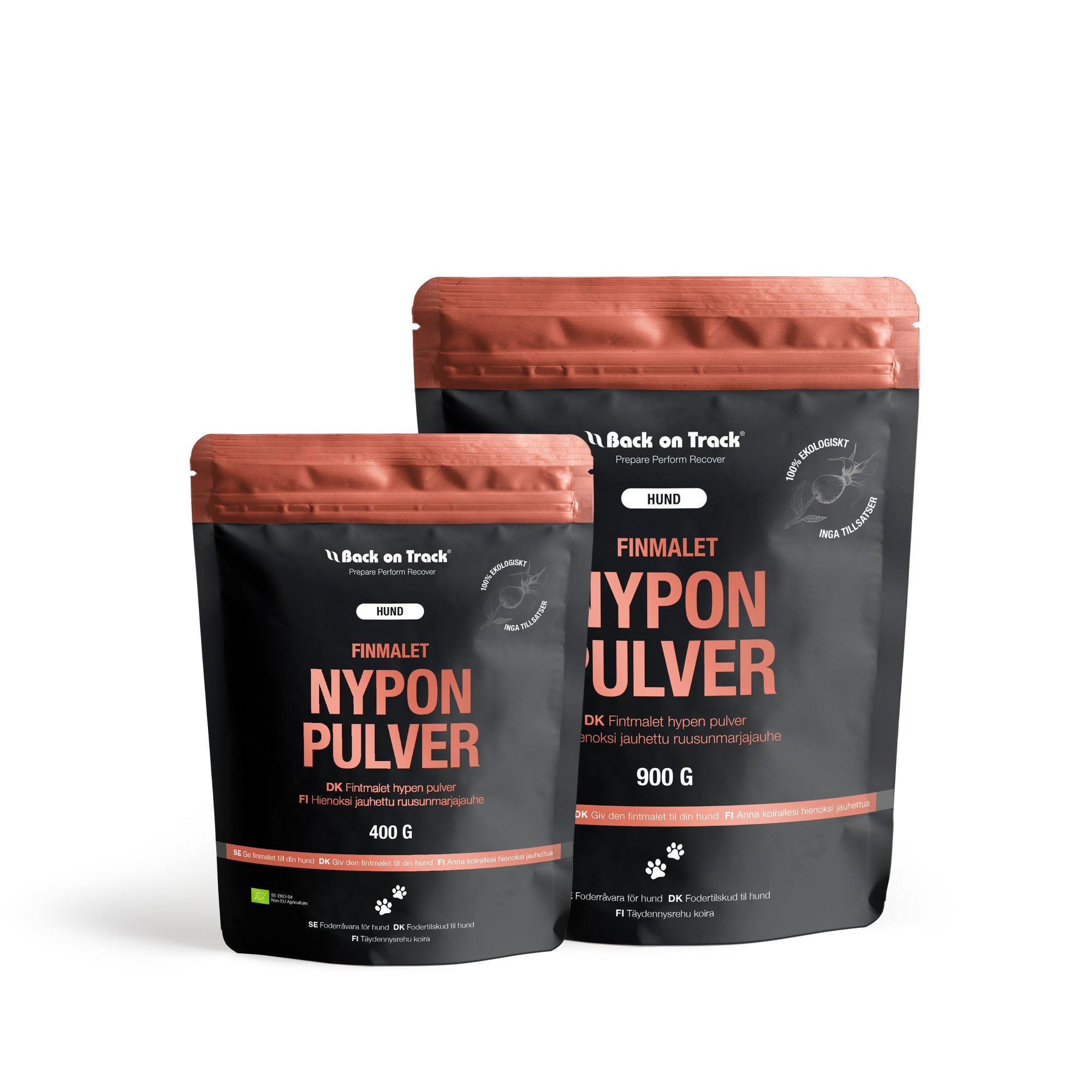 Back on Track, nyponpulver till hund finmalt ekologiskt
