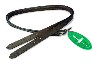 Gibson, dubbla lager, läderstigbyglar