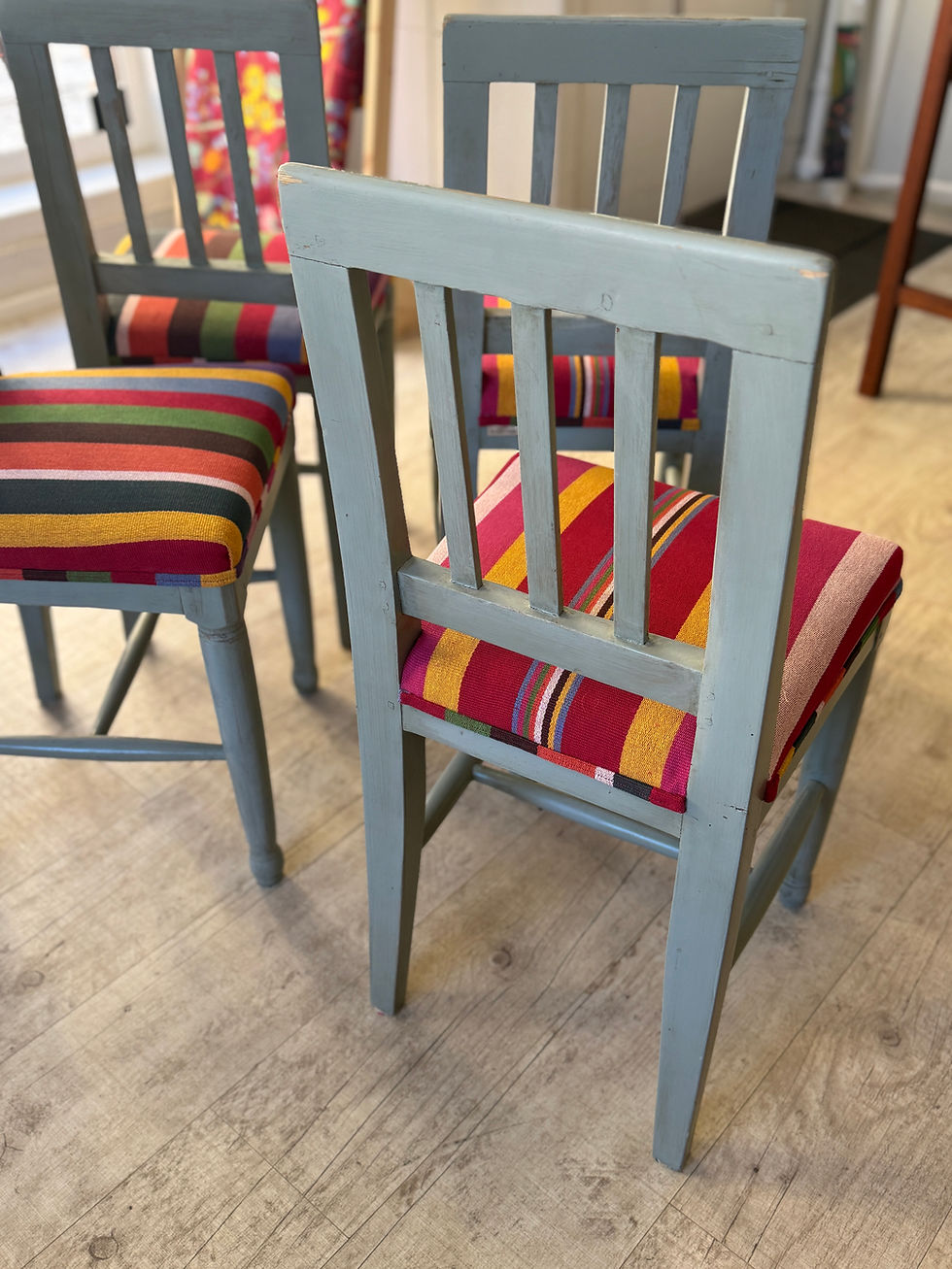 Thumbnail: Set of Gustavian chair