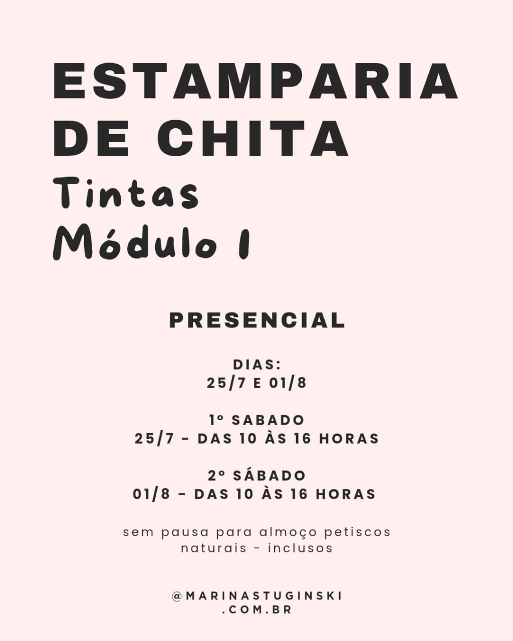 PRESENCIAL - Estamparia de Chita - tintas |