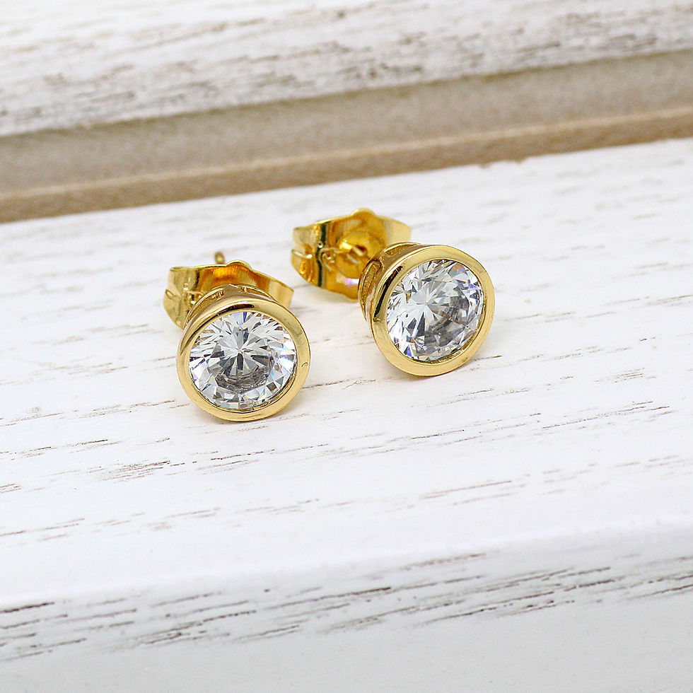 Миниатюра: Серьги - гвоздики V708673507120 (9мм)