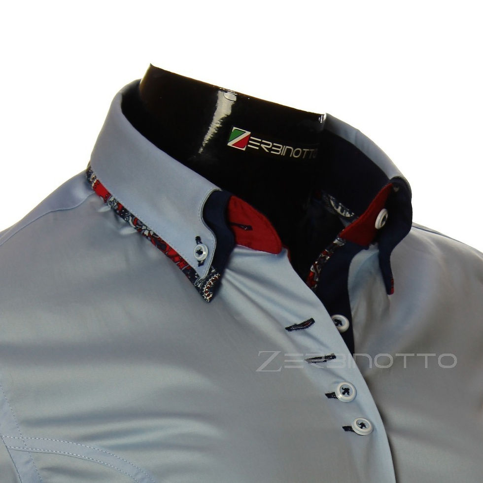 Миниатюра: Женская однотонная приталенная рубашка TNL 1040