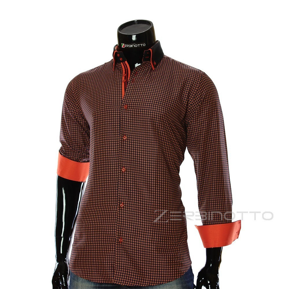 Миниатюра: Мужская рубашка в клетку CC 1953-4