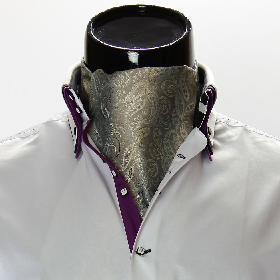 Миниатюра: Мужской шейный платок аскот RM9030-19