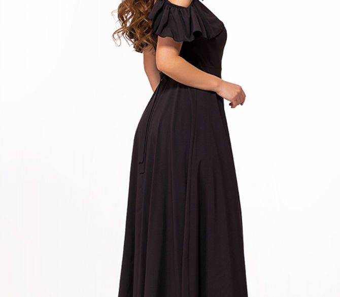 Miniatura: Вечернее платье на запах