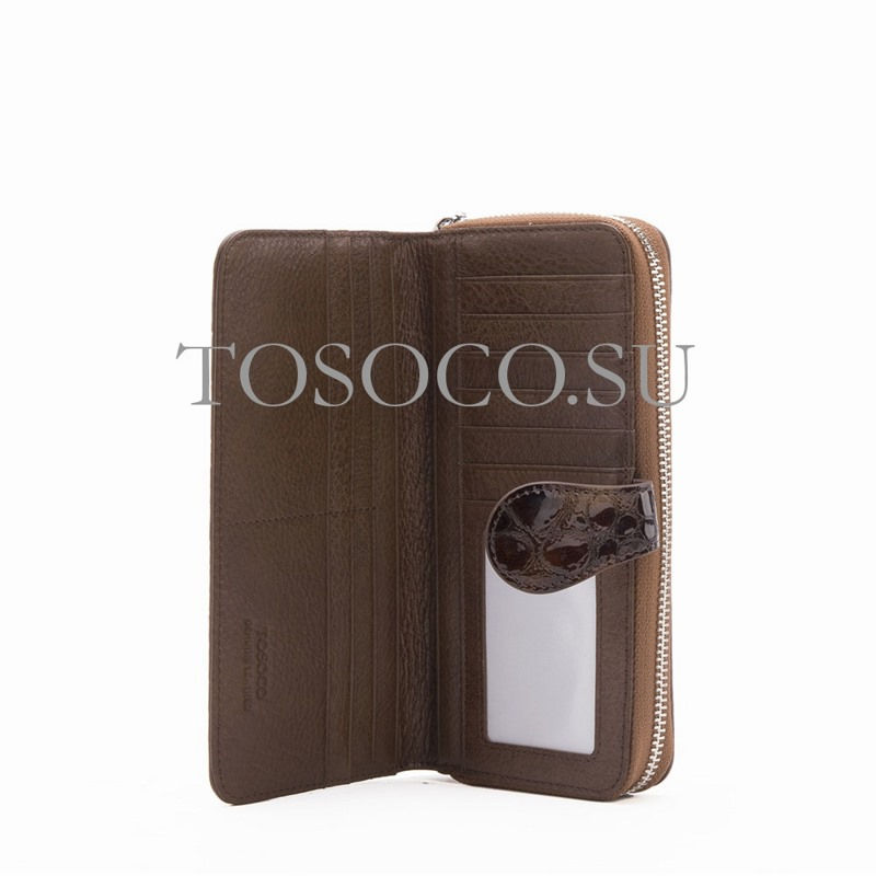 Miniaturbild: портмоне женское (коричневый) Ф28-04##