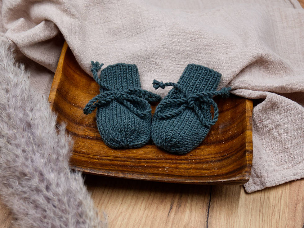 Miniaturbild: Newborn Handschuhe, grün