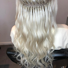 Blonde extensions