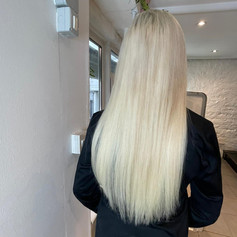 Blonde long hair