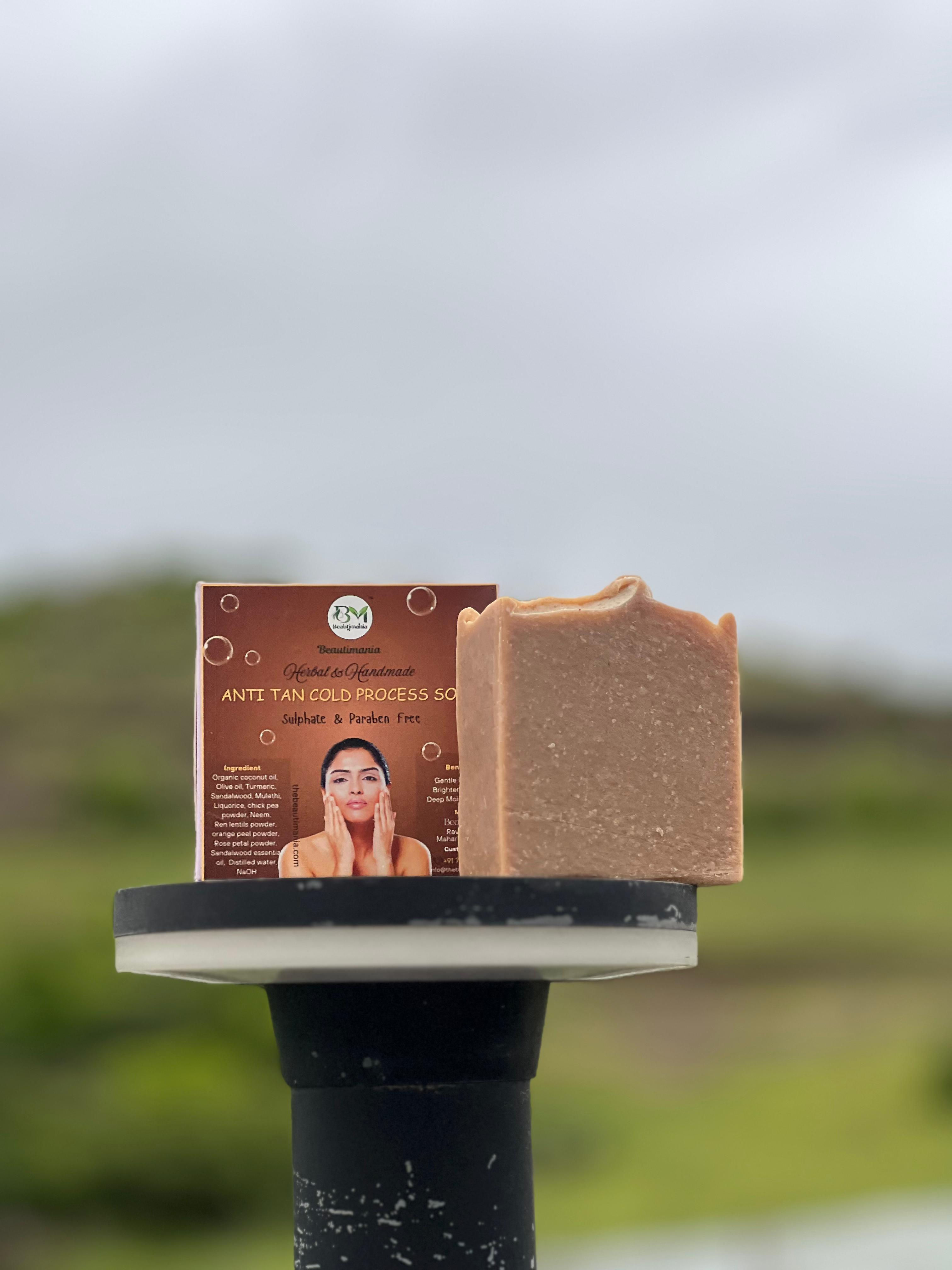 Anti-Tan Cold Process Soap - pack of 3