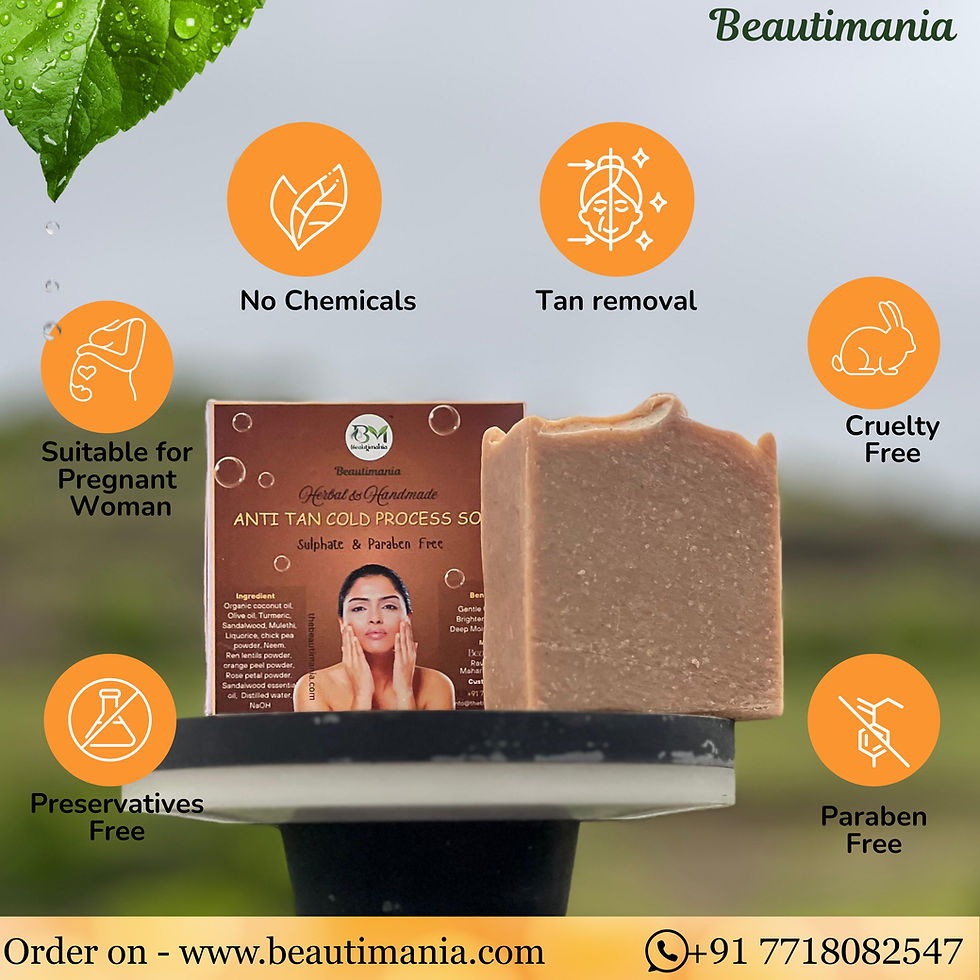 Thumbnail: Anti-Tan Cold Process Soap - pack of 3