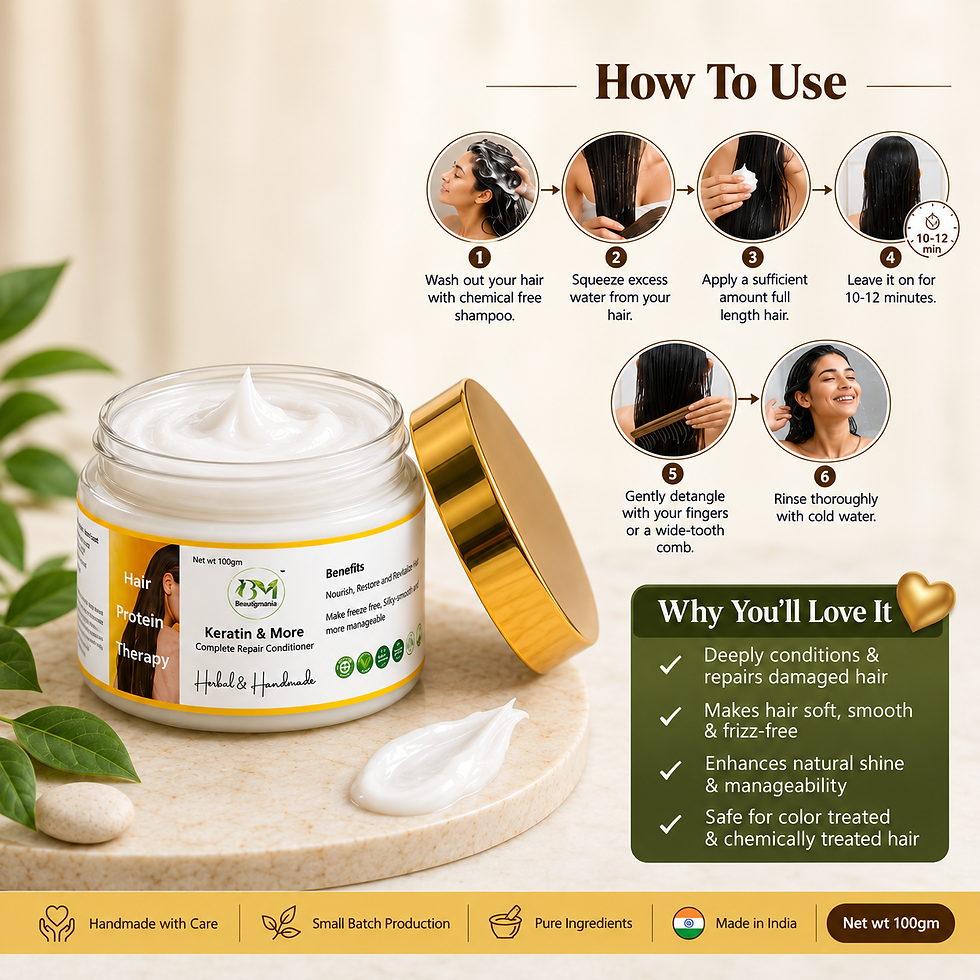 Thumbnail: Keratin and More Herbal Hair Conditioner -100gm