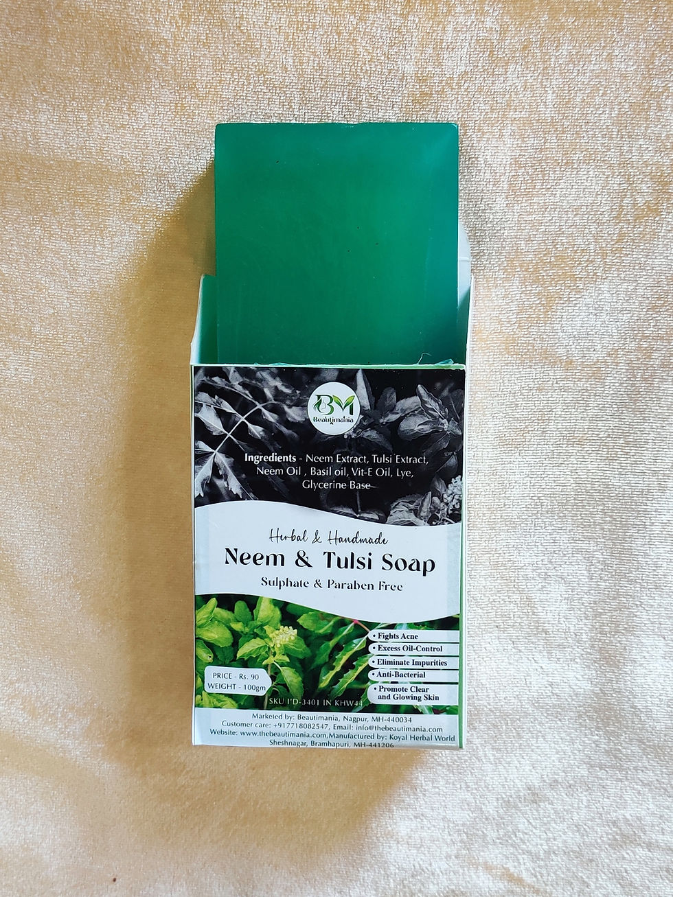 Thumbnail: Herbal & Handmade - Neem & Tulsi Soap