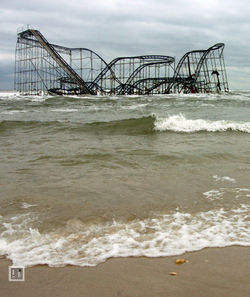 Seaside rollercoaster