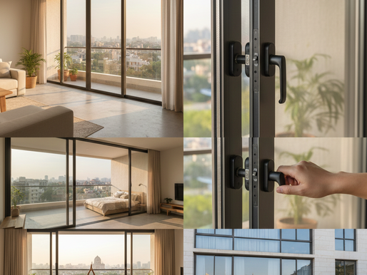 Why Aluminium Sliding Windows Are the Best Choice for Delhi Apartments (Heat, Noise, & Durability)