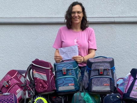 Schulranzen-Spende für Kinder in der Ukraine