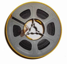 Standard 8 cine film reel