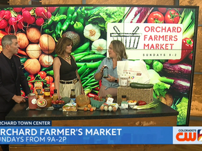 The Magnificent Garden Featured During Local News Coverage of Orchard Farmers' Market