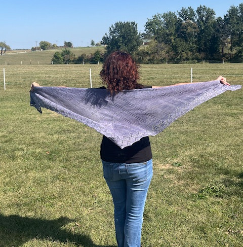 Lisa's Plant Lady Shawl