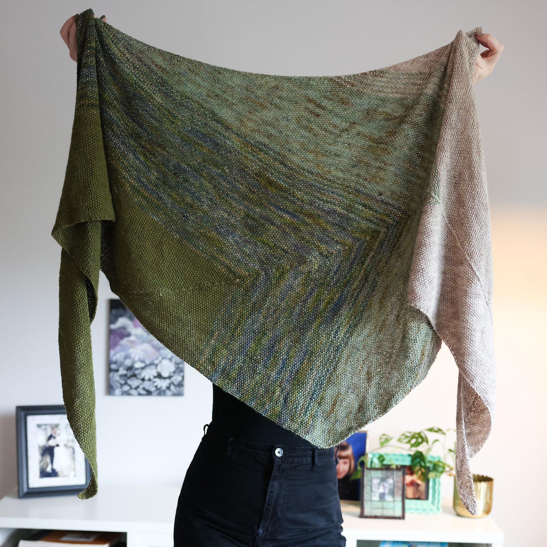 Dustwoven Shawl Knitting Pattern