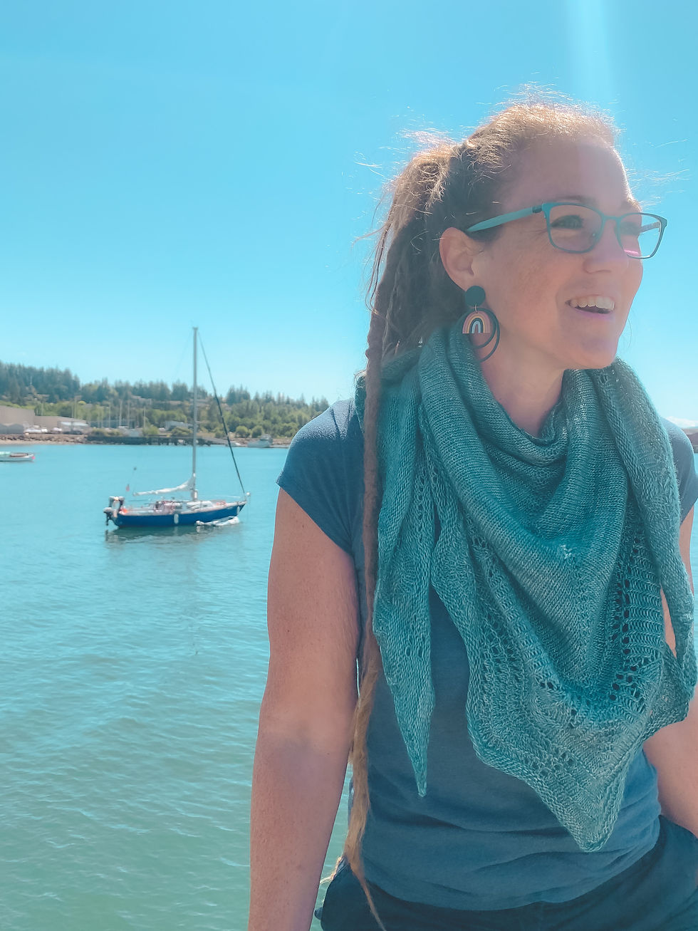 Thumbnail: Bellingham Bay Shawl Pattern