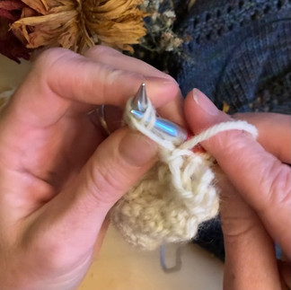 knitting the herringbone stitch step 5