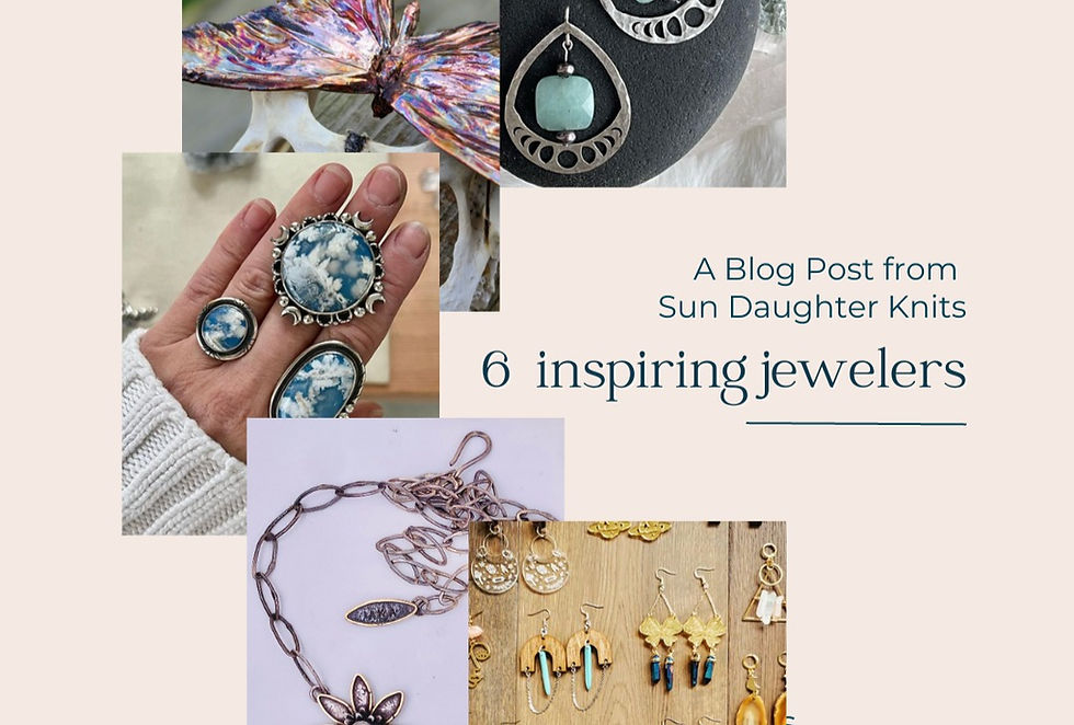 Maker Round Up ~ 6 Must Follow Jewelers for Fiber Artists