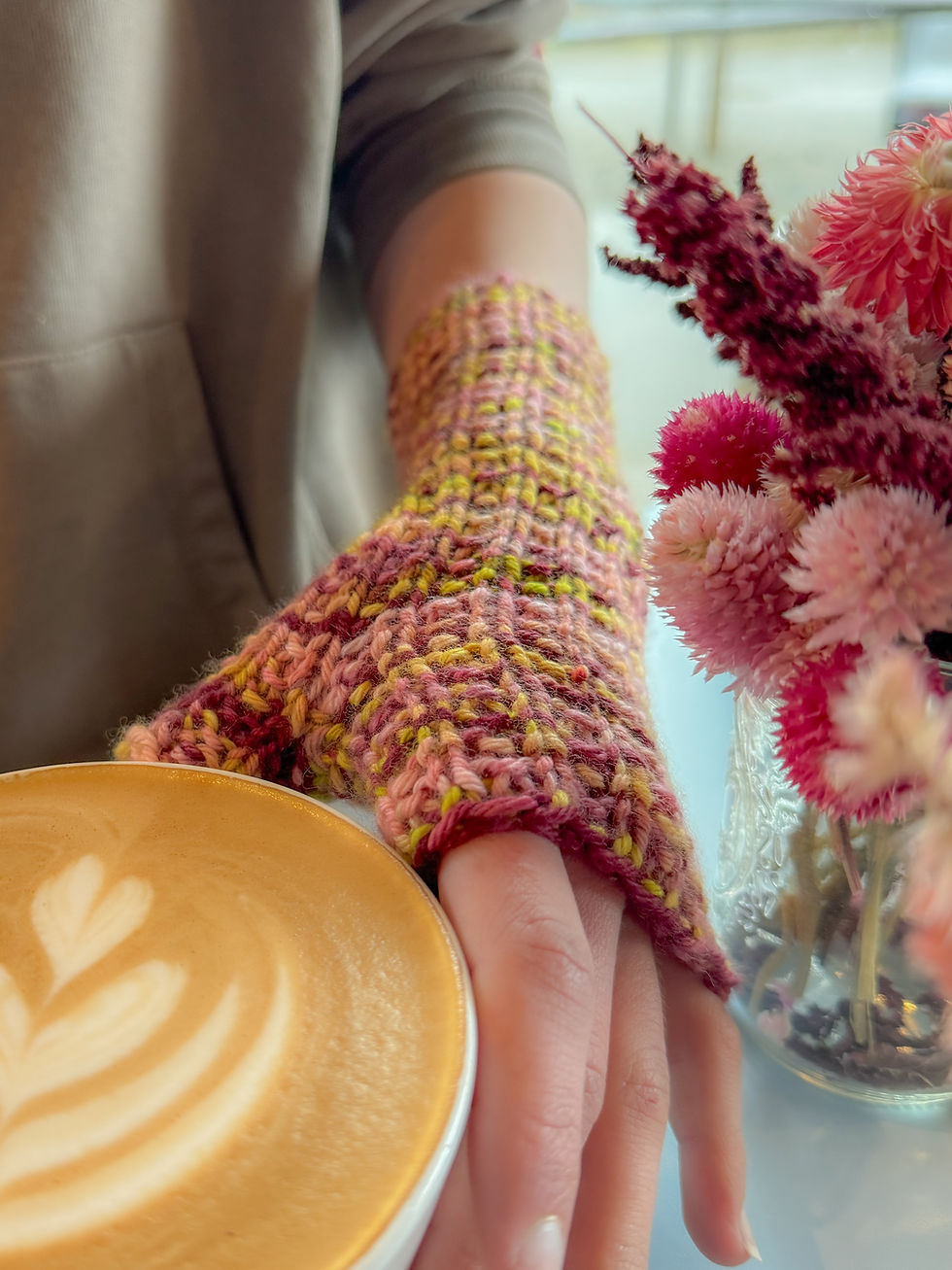 Thumbnail: Bluster Mitts Knitting Pattern