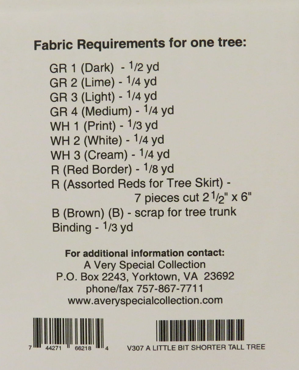 Thumbnail: Little Bits A Little Bit Shorter Tall Tree Cindi Edgerton V307