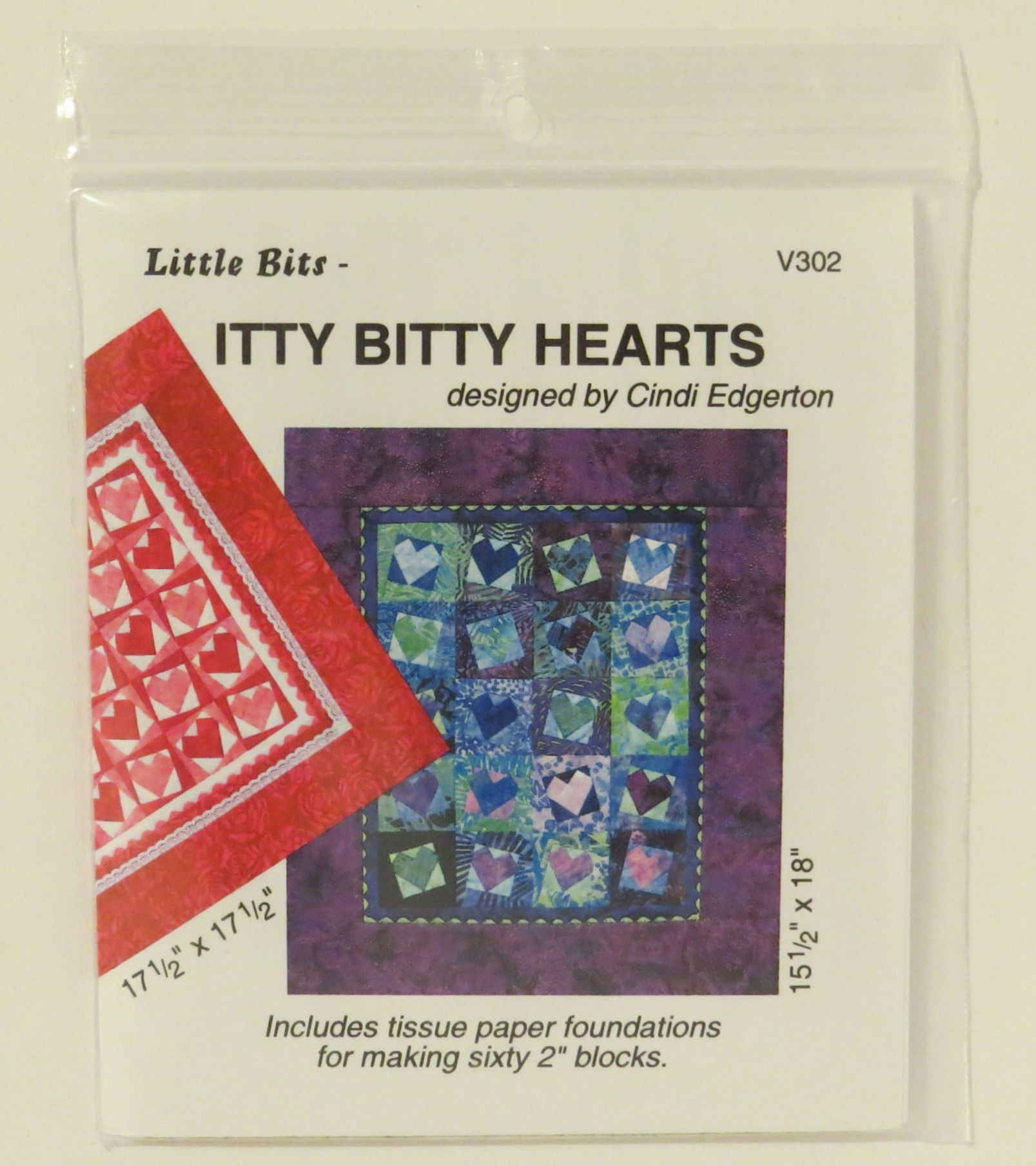 Little Bits Itty Bitty Hearts Cindi Edgerton V302