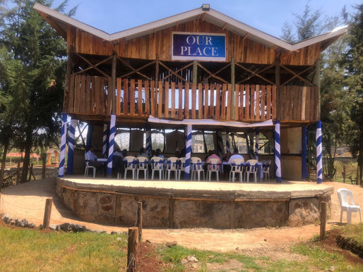 Rev. Gwen at "Our Place"