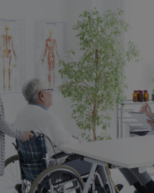 Senior Couple Undergoing Medical Examina