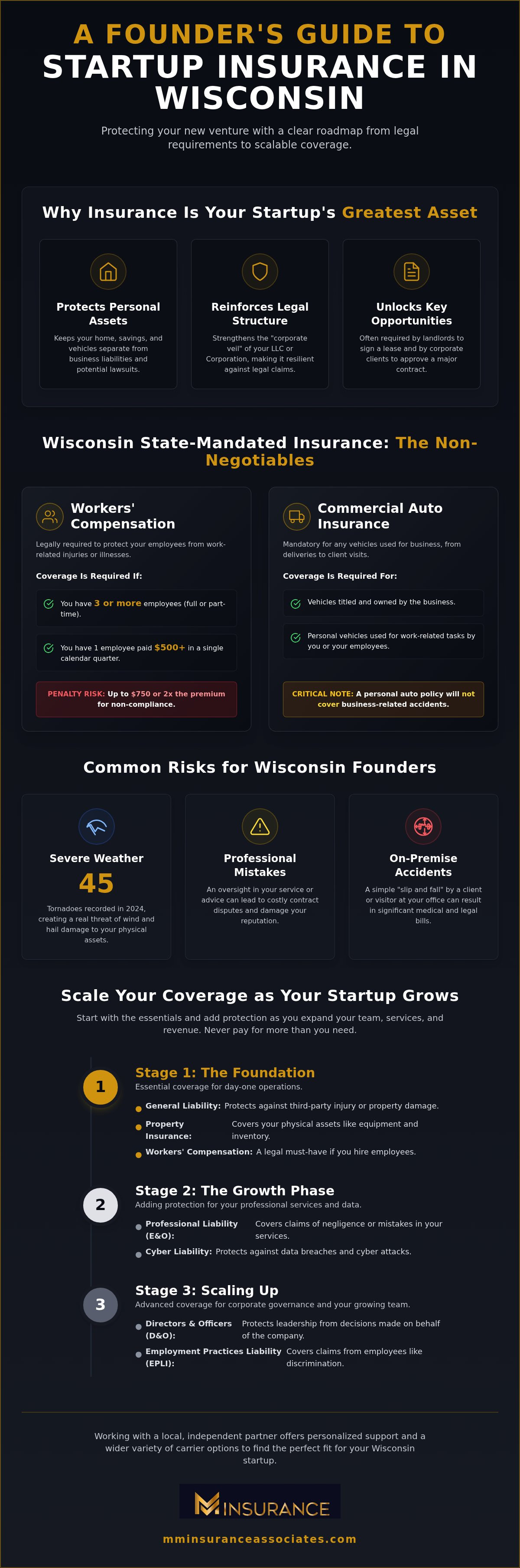Business insurance for startups Wisconsin