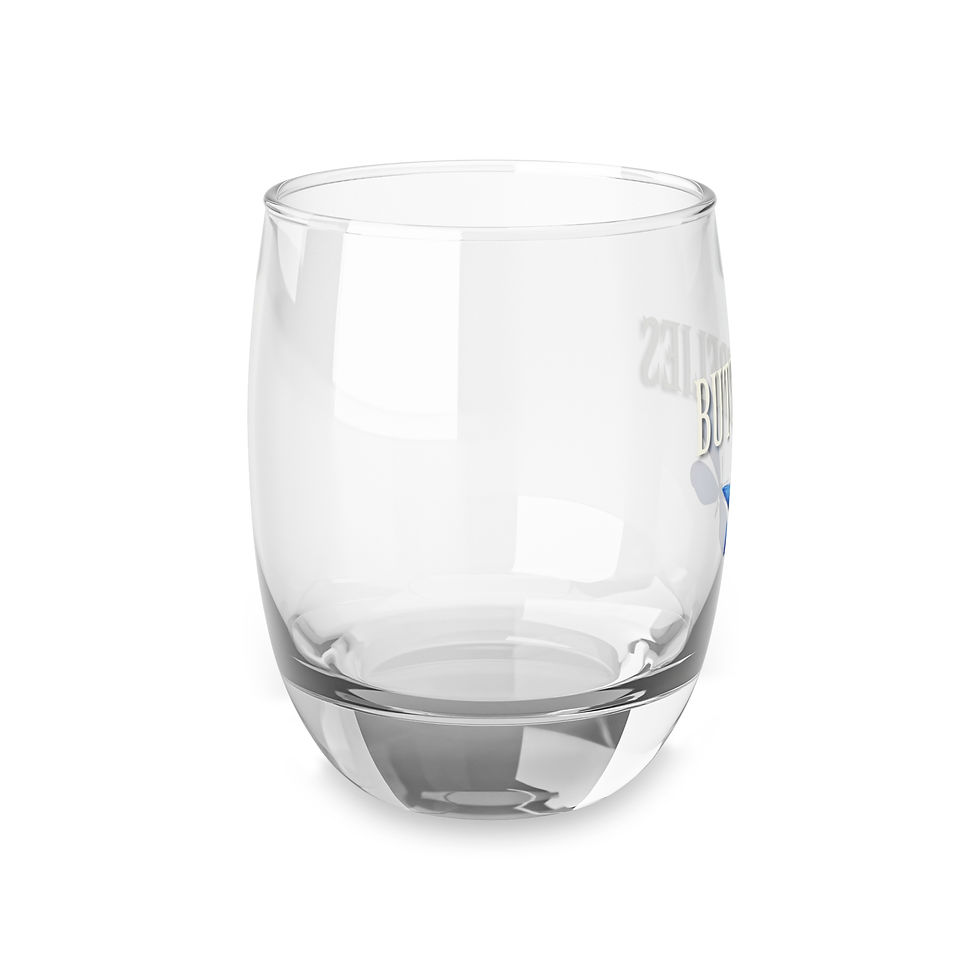 Thumbnail: Butterflies Whiskey Glass