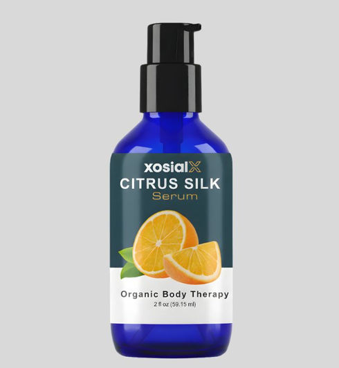xosialx citrus silk serum organic body therapy