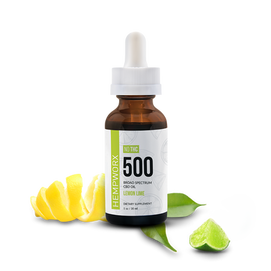 Broad Spectrum CBD Oil Lemon Lime hempworx