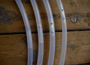 Hoop Connection Types - Push Button Friction Fit One Rivet