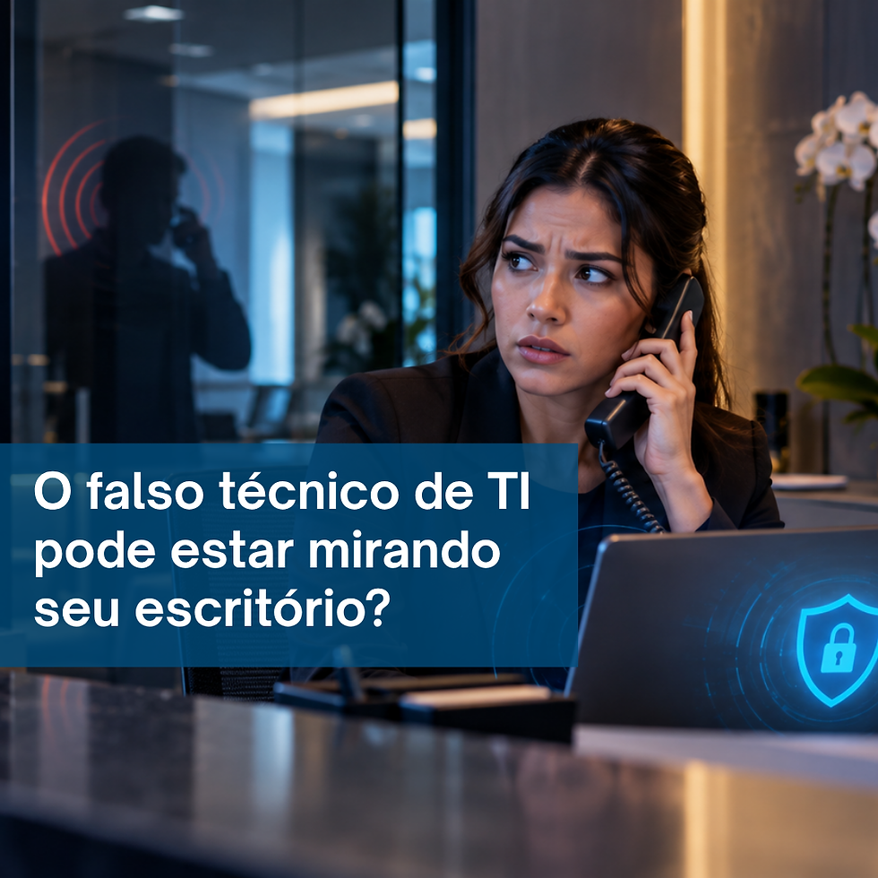O falso técnico de TI pode estar mirando seu escritório: como evitar ataques de engenharia social